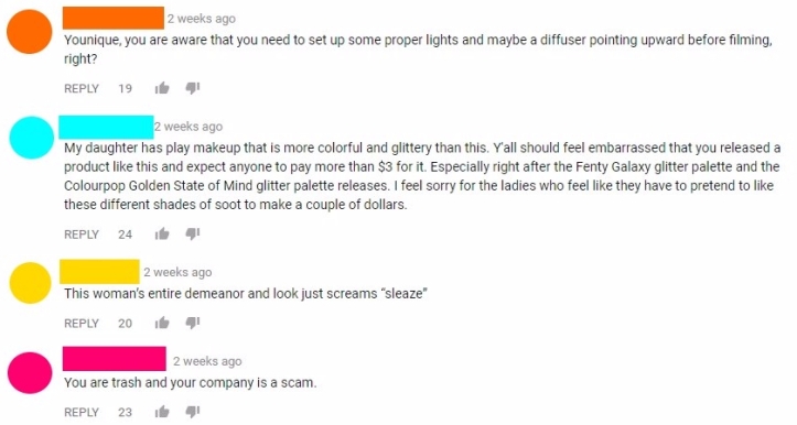 Corporate YouTube Video Comments Section 2