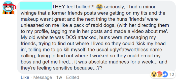 'they feel bullied' EDITED